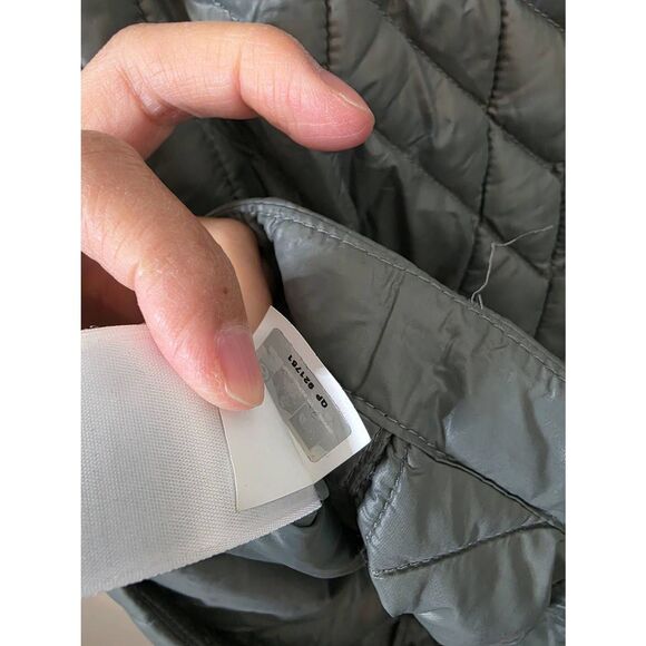 The North Face Women's Puffer Long Coat Gray Grey Size M - Picture 7 of 12